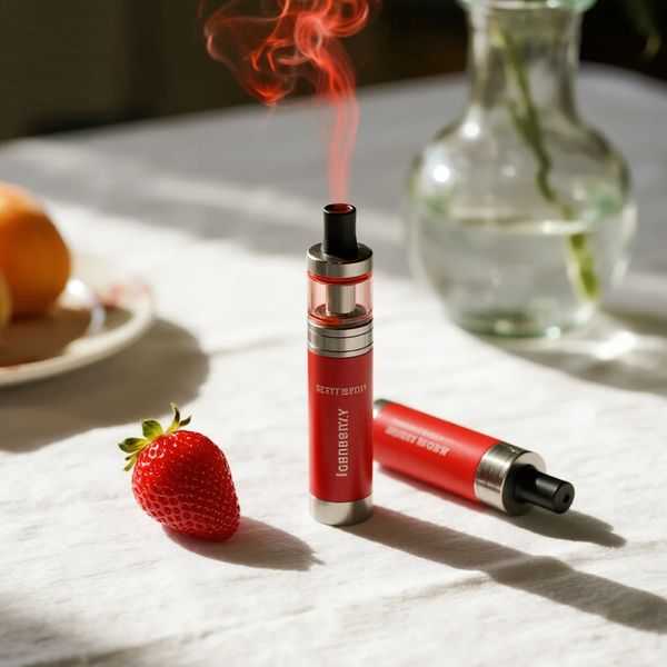 Strawberry-flavored vapes