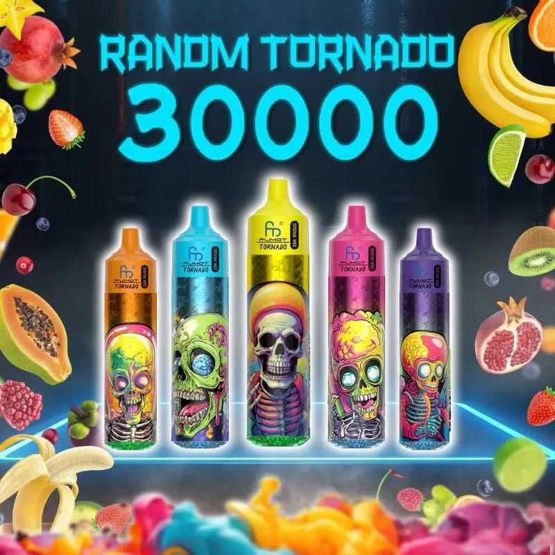 ilikevape.com RANDM Fumot Tornado 30K(300000) Puffs Music Lighting 2% 5% Nicotine Type-C Charging 30mL of E-liquid Disposable Vape